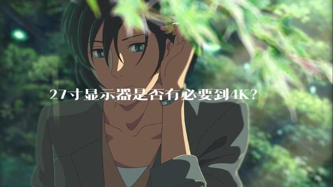 27寸显示器是否有必要到4K？