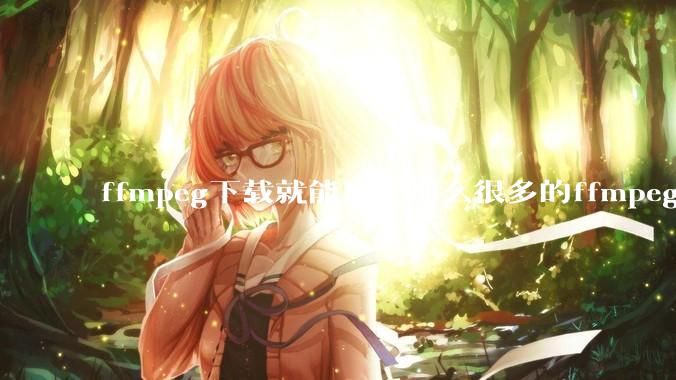 ffmpeg下载就能用，那么很多的ffmpeg开发工程师岗位是做什么的?