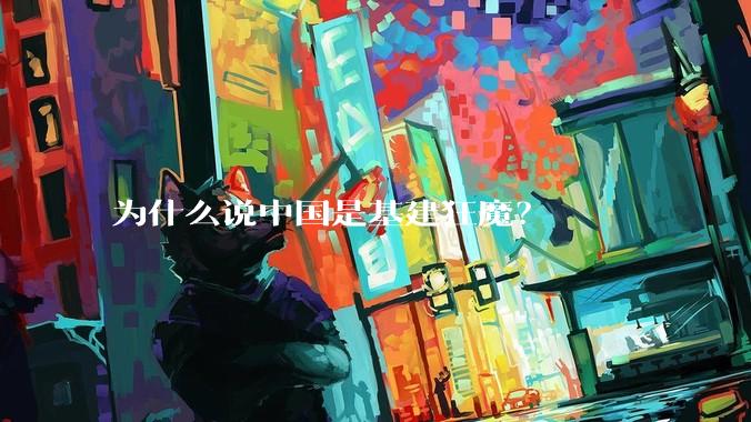 为什么说中国是基建狂魔？